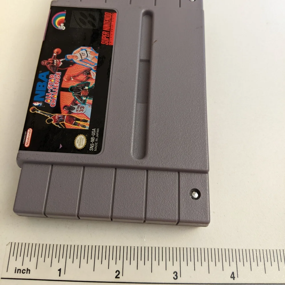 NBA All Star Challenge (Super Nintendo Entertainment System) - Tested